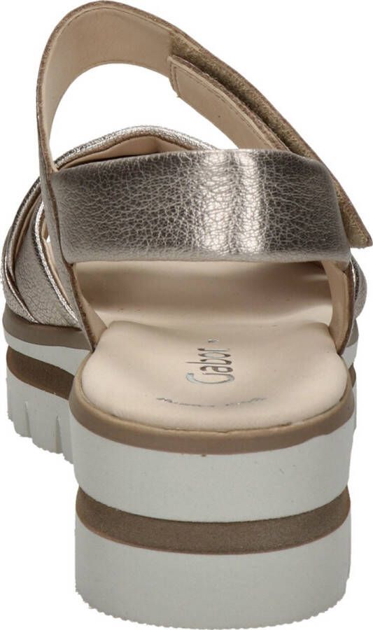Gabor -Dames goud sandalen