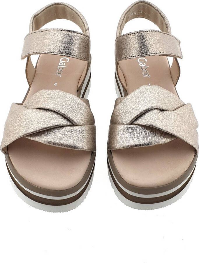 Gabor -Dames goud sandalen