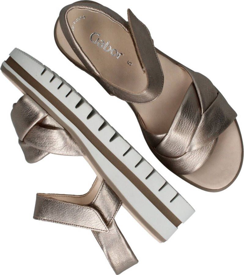 Gabor -Dames goud sandalen