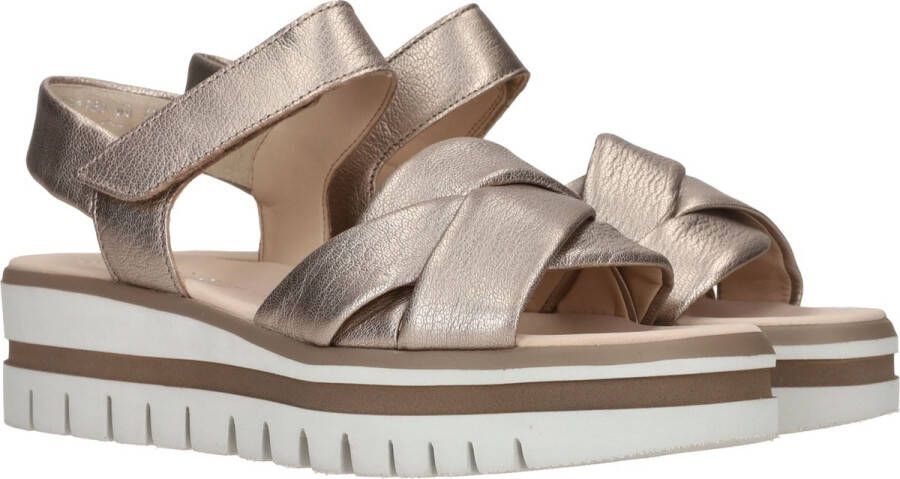 Gabor -Dames goud sandalen