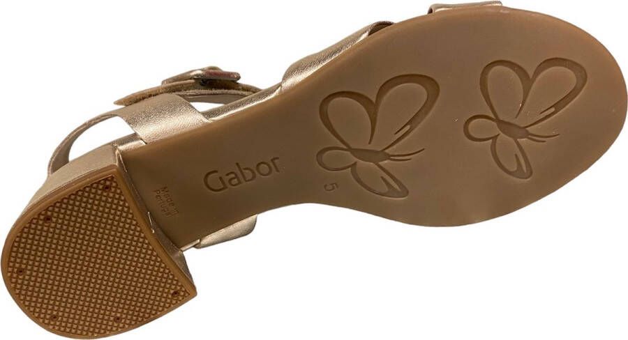 Gabor -Dames goud sandalen