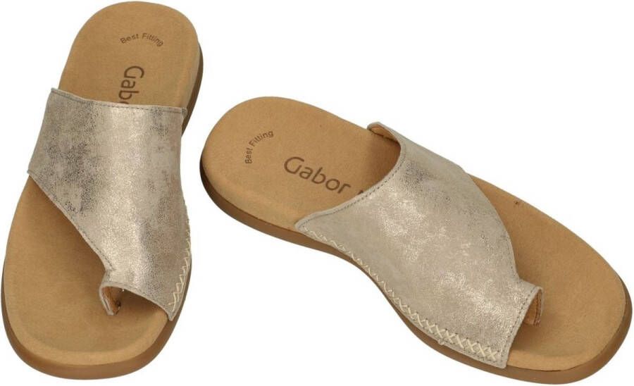 Gabor -Dames goud slippers & muiltjes - Foto 11
