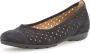 Gabor Zomer Suede Ballerina Comfortabele Moderne Stijl Blue Dames - Thumbnail 2