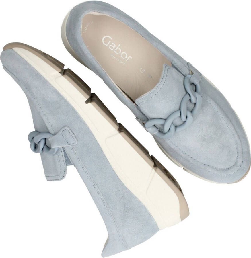 Gabor dames loafer Licht blauw