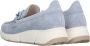 Gabor Elegante blauwe suède loafers met gouden detail Blue Dames - Thumbnail 10