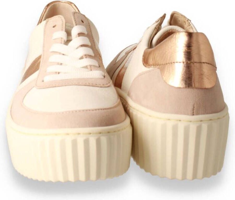 Gabor -Dames nude oud-roze sneakers