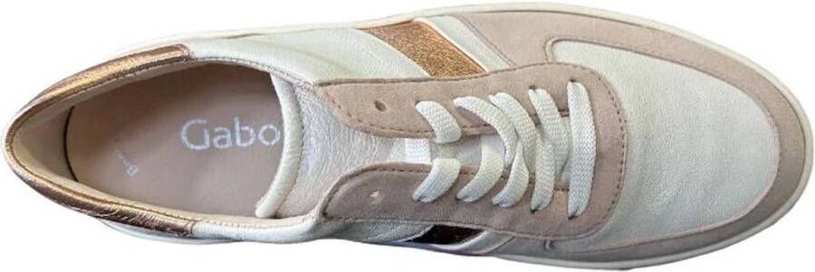 Gabor -Dames nude oud-roze sneakers