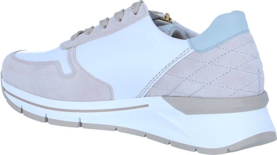 Gabor -Dames off-white ecru parel sneakers