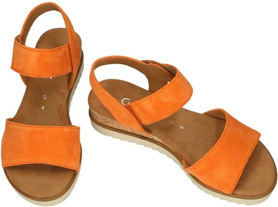 oranje sandalen