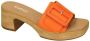 Gabor -Dames oranje slippers & muiltjes - Thumbnail 2