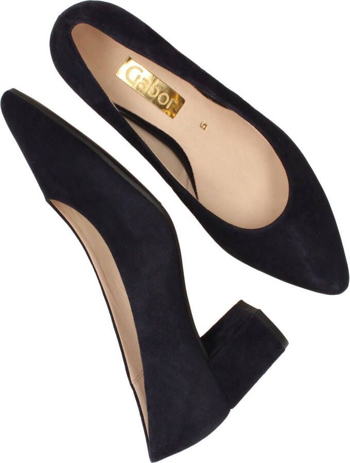 Gabor 450 Pumps High Heels Schoenen Hoge Hak Dames Blauw - Foto 6