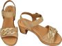 Gabor Beige Suède Plateau Sandalen Beige Dames - Thumbnail 6