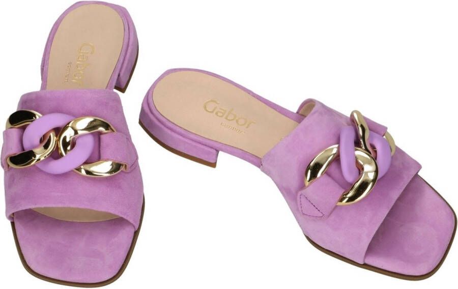 Gabor -Dames purper slippers & muiltjes