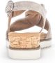 Gabor Leren Dames Sandaal met Lichtgewicht Zool Beige Dames - Thumbnail 10