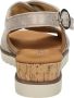 Gabor Leren Dames Sandaal met Lichtgewicht Zool Beige Dames - Thumbnail 13