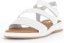 Gabor Witte Leren Sandalen Klittenbandsluiting White Dames - Thumbnail 15