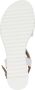 Gabor Witte Leren Kruisband Sandalen White Dames - Thumbnail 8