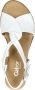 Gabor Witte Leren Kruisband Sandalen White Dames - Thumbnail 7