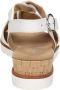 Gabor Witte leren sandalen met gekruiste bandjes - Thumbnail 11