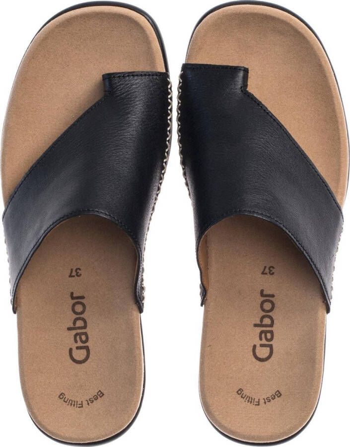 Gabor Dames Slippers zwart