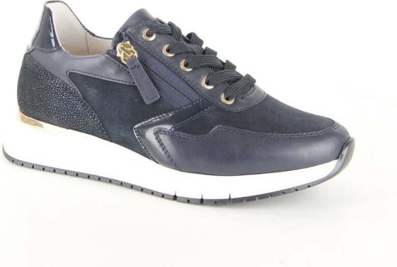 Gabor Marine suède sneakers Blue Dames - Foto 13