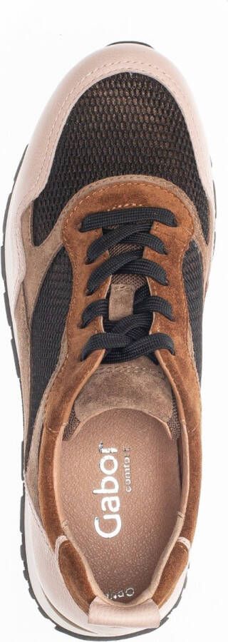 Gabor dames sneaker Bruin multi