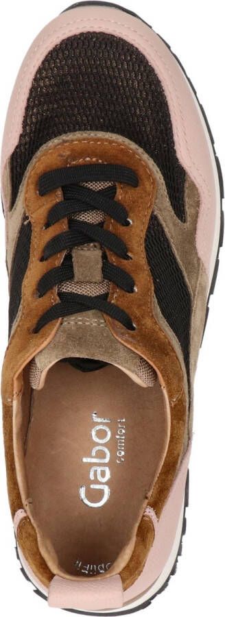 Gabor dames sneaker Bruin multi