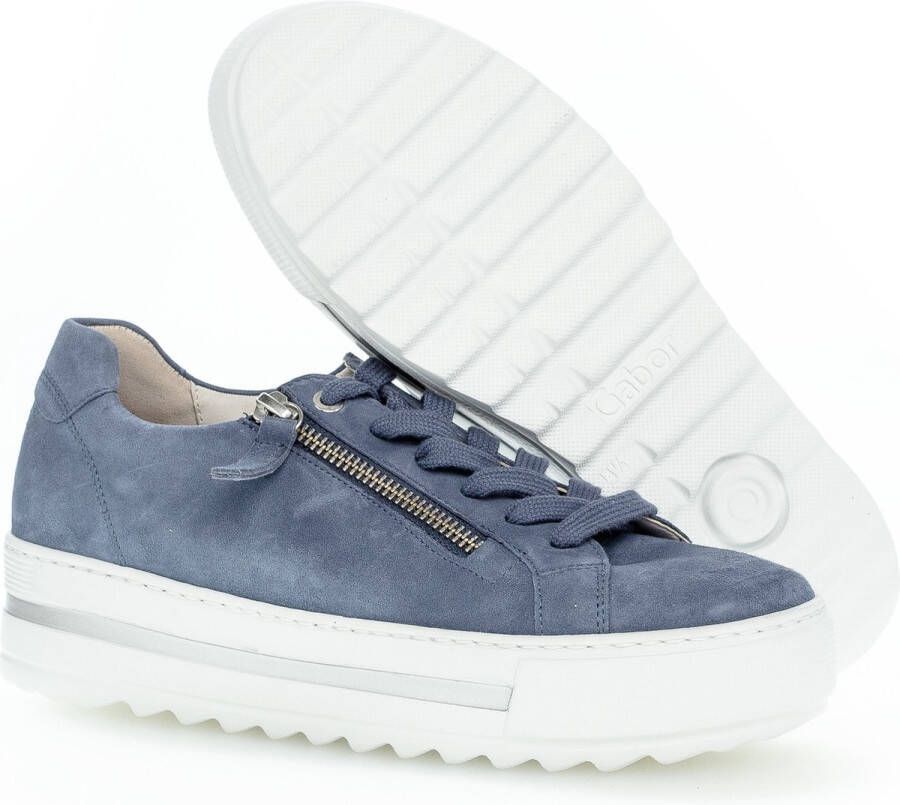 Gabor dames sneaker Licht blauw