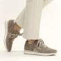 Gabor Stijlvolle Taupe Suede Sneakers voor Dames Beige Dames - Thumbnail 9