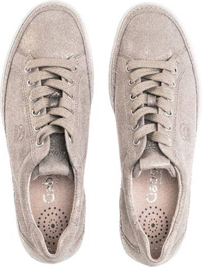 Gabor Dames Sneakers 26.458.95 Platina ½ - Foto 5