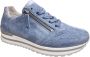 Gabor Blauwe Suède Sportieve Geperforeerde Sneakers Blue Dames - Thumbnail 5