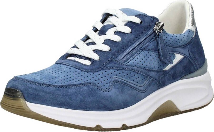 Gabor Dames Sneakers 86.896.26 Rolling Soft Blauw