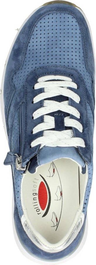 Gabor Dames Sneakers 86.896.26 Rolling Soft Blauw