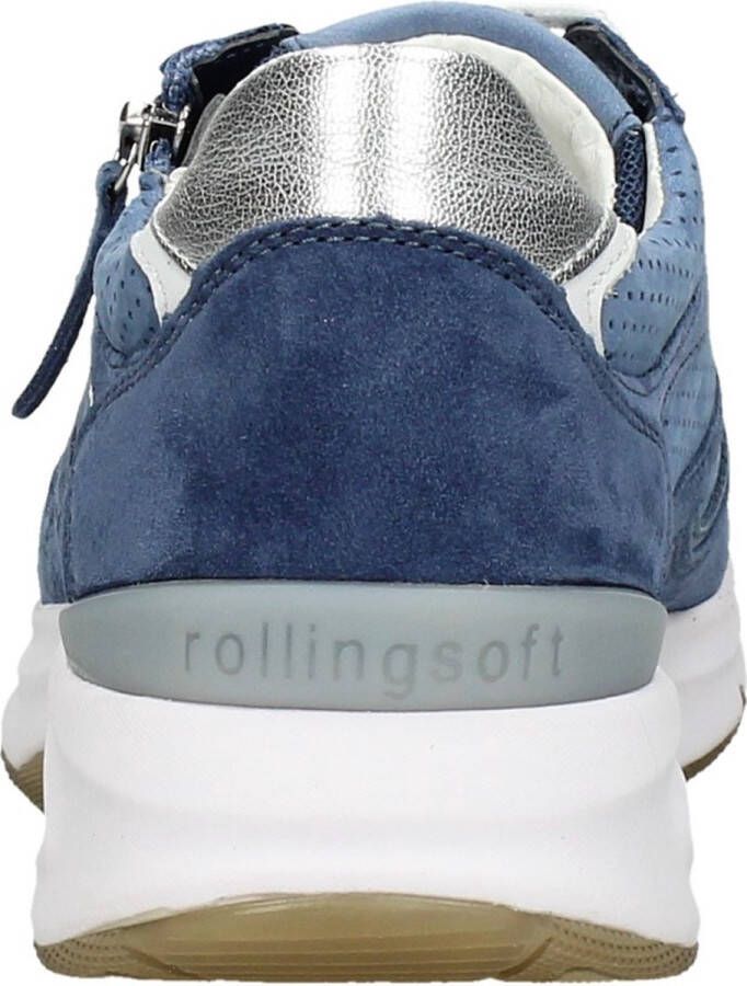 Gabor Dames Sneakers 86.896.26 Rolling Soft Blauw