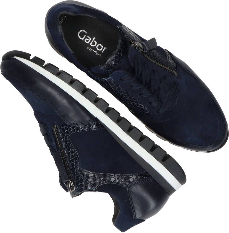 Gabor Dames Sneakers Donkerblauw