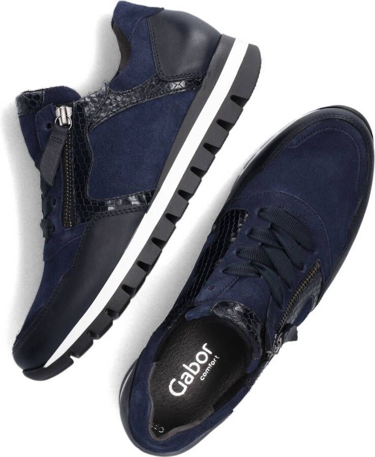 Gabor Dames Sneakers Donkerblauw