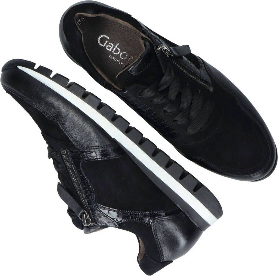 Gabor Dames Sneakers Zwart