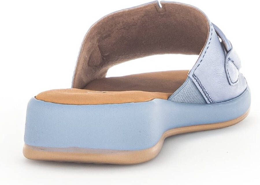 Gabor -Dames turquoise slippers & muiltjes