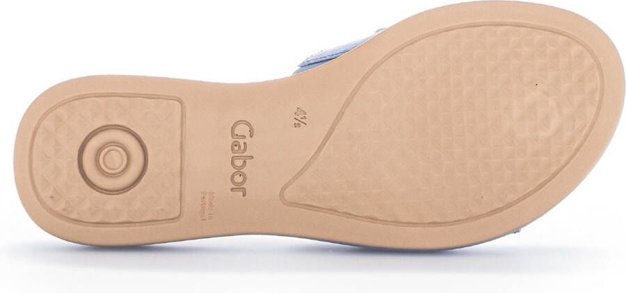 Gabor -Dames turquoise slippers & muiltjes