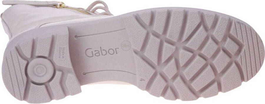 Gabor dames veterboot Ecru