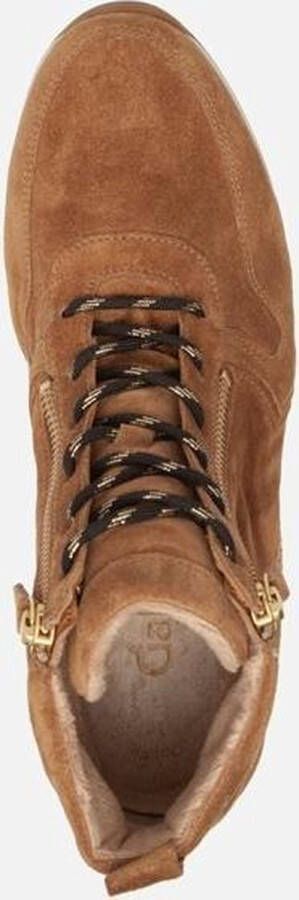 Gabor dames veterschoen. Cognac