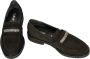 Gabor Zwarte Fluwelen Loafers Winterstijl Black Dames - Thumbnail 5