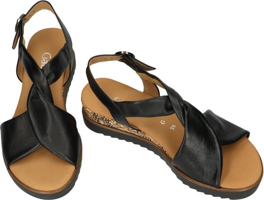 Gabor -Dames zwart sandalen - Foto 4