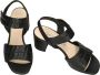 Gabor Zwarte Leren Zomer Sandalen Black Dames - Thumbnail 4