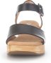 Gabor Verhoog je stijl met zwarte suède hoge hak sandalen Black Dames - Thumbnail 5