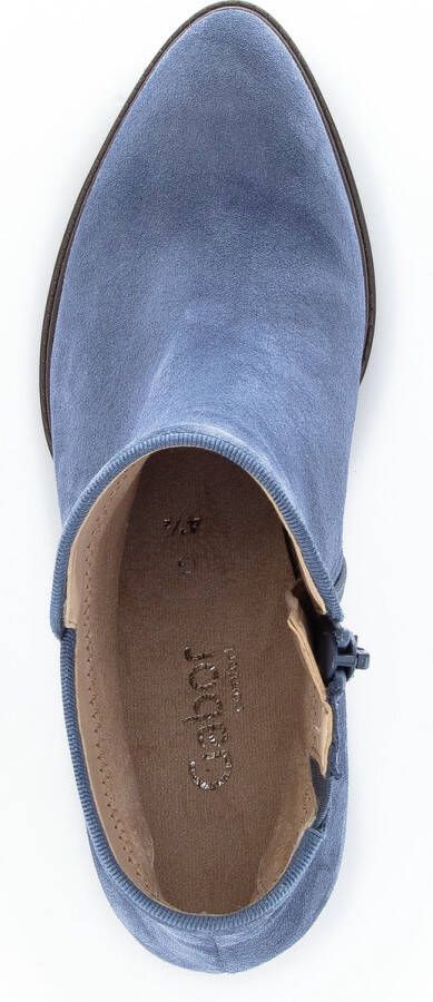 Gabor Enkellaarsjes blauw Suede Dames