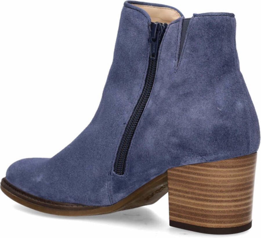 Gabor Enkellaarsjes blauw Suede Dames