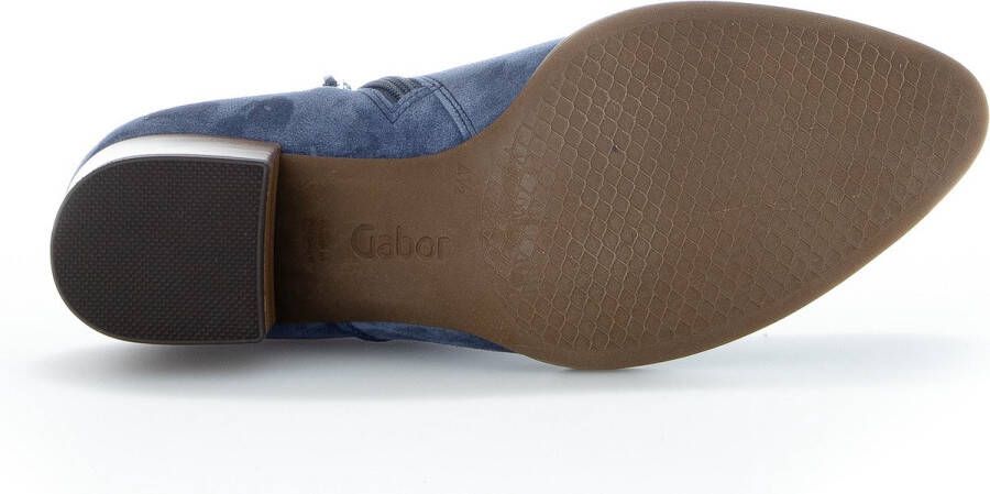 Gabor Enkellaarsjes blauw Suede Dames