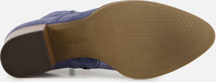 Gabor Enkellaarsjes blauw Suede Dames