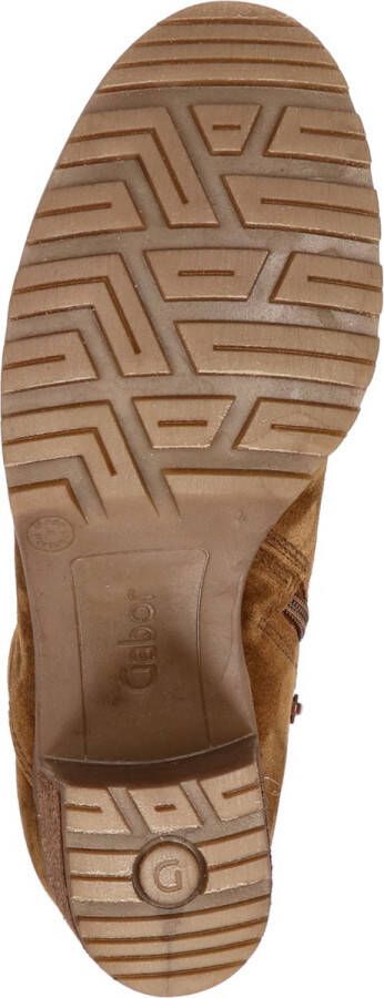 Gabor Enkellaarsjes cognac Suede 192308 Dames